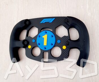 MOD F1 PERSONALIZADO con TU NUMERO FAVORITO + LOGO F1 para Logitech G29 G923 Ps