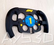 MOD F1 PERSONALIZADO con TU NUMERO FAVORITO + LOGO F1 para Logitech G29 G923 Ps