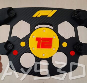 MOD F1 PERSONALIZADO con TU NUMERO FAVORITO + LOGO F1 para Logitech G29 G923 Ps