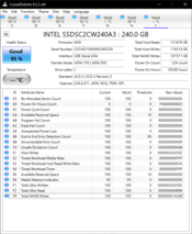 Intel 520 Series Cherryville 240 GB SSD Storage