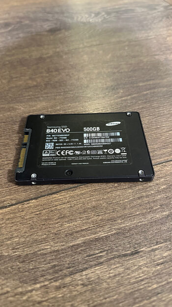 Samsung 840 EVO 500gb SSD sata diskas