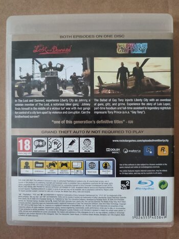 Grand Theft Auto: Episodes from Liberty City PlayStation 3