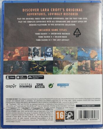 Tomb Raider IV•V•VI Remastered PlayStation 5