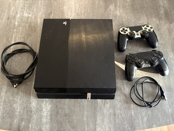 Atrišama Playstation 4 Ps4 Black 500gb Fw 9.00 Gold hen Pilnas komplektas Su dvi