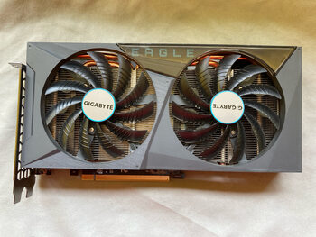 Gigabyte GIGABYTE GeForce RTX 3060 EAGLE 12G Graphics Card, 2 x WINDFORCE Fans, 12GB 192-bit GDDR6, GV-N3060EAGLE-12GD Video Card 12 GB 1320-1777 Mhz PCIe x16 GPU