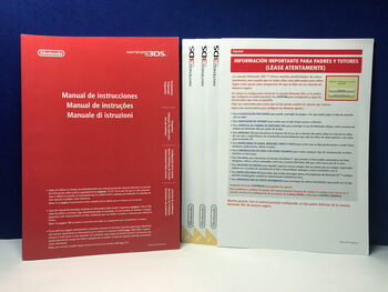 Manuales para Nintendo 3DS en bolsa España Italia Portugal Nintendo