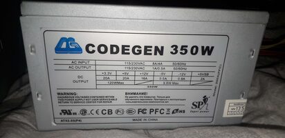 Buy 2x Codegen 350 W PSU