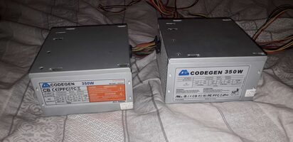 2x Codegen 350 W PSU