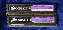 Corsair XMS2 1 GB (1 x 1 GB) DDR2-800 Black / Purple PC RAM