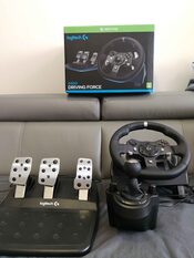 Logitech G920 vairas su pedelais ir shifteriu