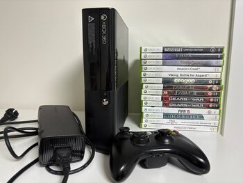 Xbox 360 Elite, Black, 500GB+žaidimai