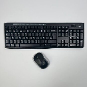 Logitech MK270 Wireless Keyboard and Mouse Combo - Black