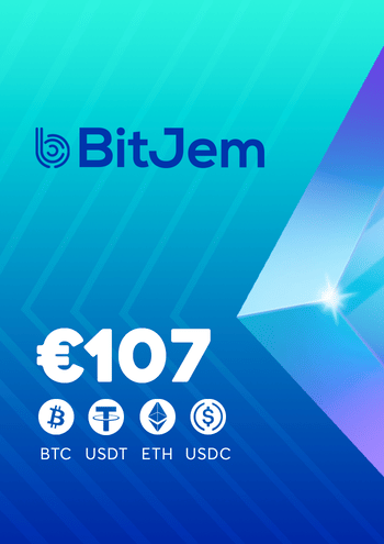 BitJem Crypto Gift Card 107 EUR Key GLOBAL