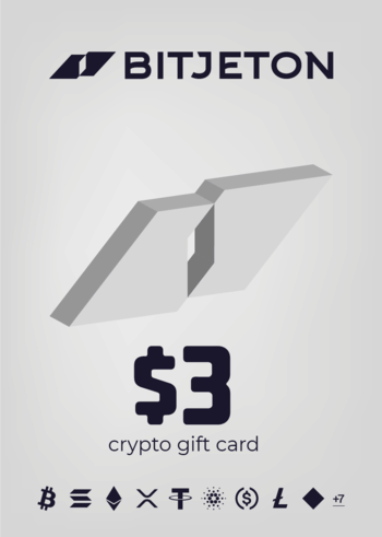 BitJeton Crypto Gift Card 3 USD Key GLOBAL