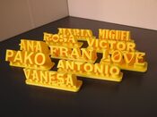 Get Letrero con tu nombre personalizado en 3D