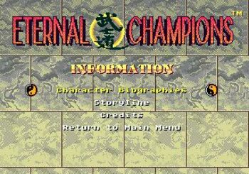 Redeem Eternal Champions (1993) SEGA Mega Drive