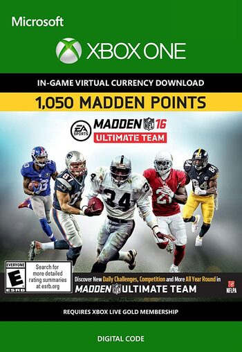 Madden NFL 16 - 1050 Points XBOX LIVE Key GLOBAL