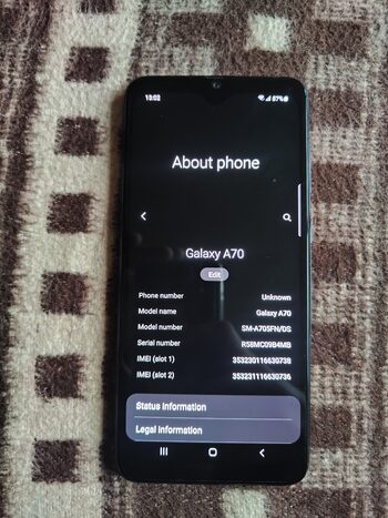 Get Samsung Galaxy A70 Blue