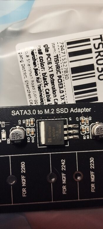 sata to m.2 adapteris 