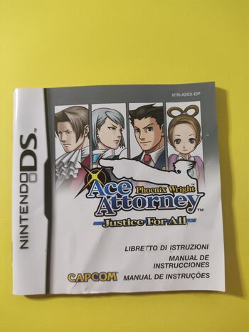 Get Phoenix Wright: Ace Attorney − Justice for All Nintendo DS