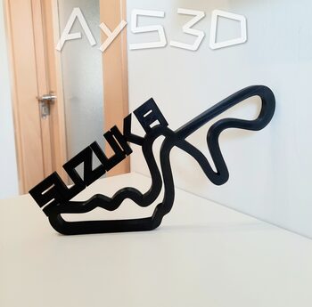 Get CIRCUITO SUZUKA decorativo de pared para zona gamer de Formula 1 F1 Moto GP