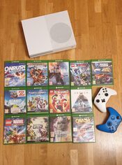 Get Xbox One S, White, 1TB + RWO Overdrive vairas