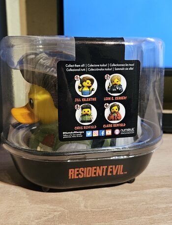 Resident evil Chris duck toy