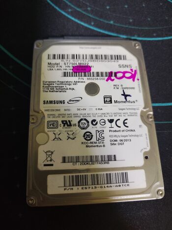 Samsung Momentus 750GB HDD