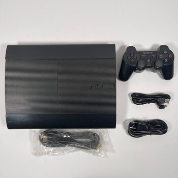 PlayStation 3 Super Slim, Black, 500GB + Controller and Cables