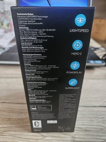 Nauja Logitech G Pro X Superlight 2 belaidė žaidimų pelė