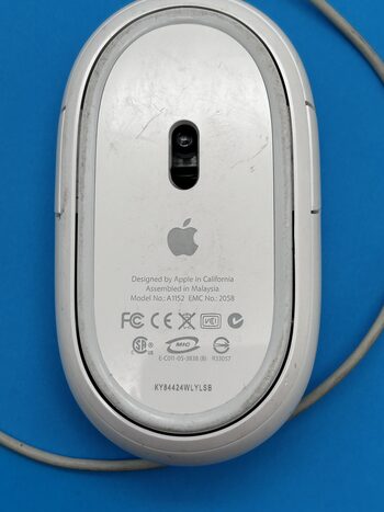 Apple Mighty Mouse Laidinė Balta Pelė A1152 EMC No.: 2058