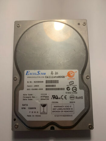 HDD ExcelStor Callisto 80GB 7200 RPM