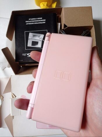 Nintendo ds lite rosa con caja y cargador original 