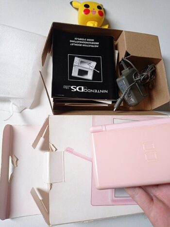 Nintendo ds lite rosa con caja y cargador original 