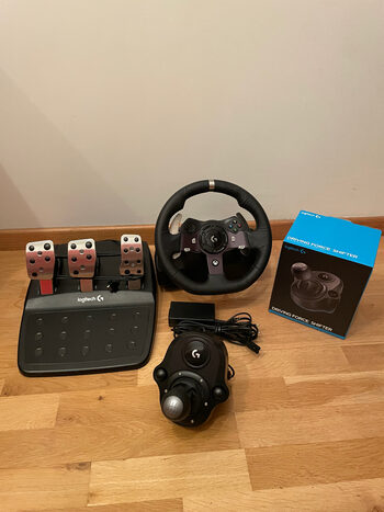 Logitech g920 vairas pedalai + shifteris