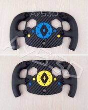 MOD F1 Fórmula 1 RENAULT Agarres amarillos para Volante Logitech G920 de Xbox for sale