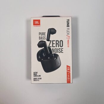 JBL Tune Flex | True Wireless Noise Cancelling Earbuds - Black