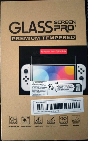 Nintendo switch oled apsauginis stikliukas tempered glass screen protector