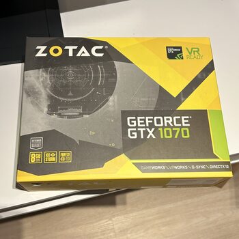 Redeem Zotac GeForce GTX 1070 8 GB 1518-1708 Mhz PCIe x16 GPU