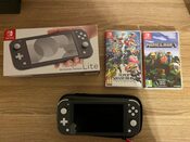 Nintendo Switch Lite, Grey, 32GB su Minecraft ir Super Smash Bros