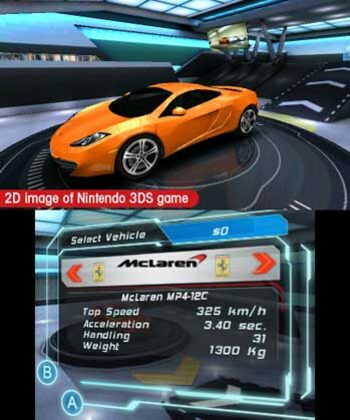 Redeem Asphalt 3D Nintendo 3DS