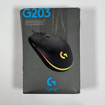 Logitech G203 LIGHTSYNC RGB 6 Button Gaming Mouse - Black