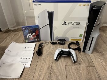 PlayStation 5 Slim, Black & White, 825GB+ŽAIDIMAS