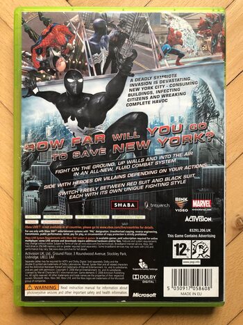 Spider-Man: Web of Shadows Xbox 360