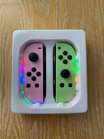 Buy Joycon LED rosa verde pastel genérico Nintendo