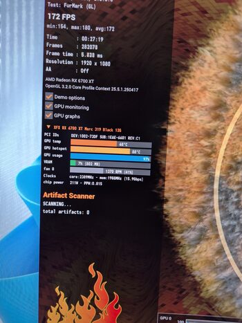 XFX Radeon RX 6700 XT 12 GB 2321-2622 Mhz PCIe x16 GPU