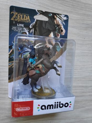 figura amiibo Link riding the legend of Zelda breath of the wild Nintendo 