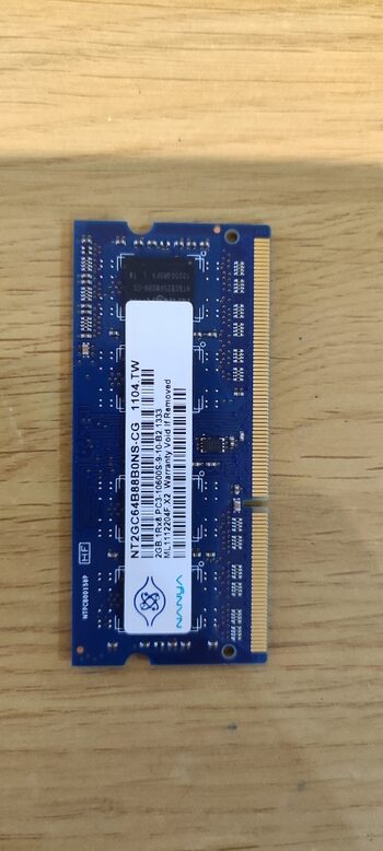 Pareema 2 GB (1 x 2 GB) DDR3-1333 Blue Laptop RAM for sale