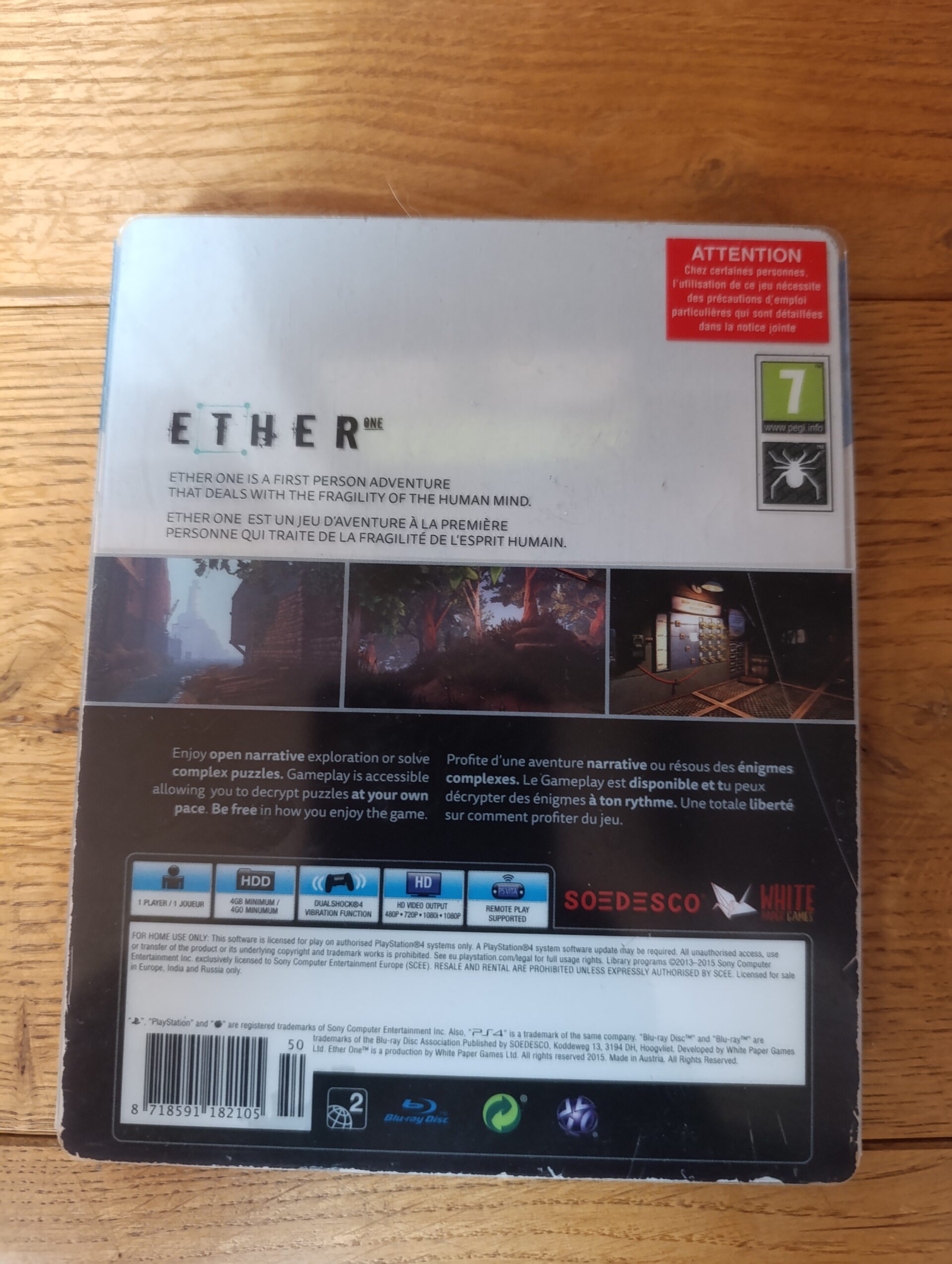 Get Ether One Steelbook Edition PlayStation 4