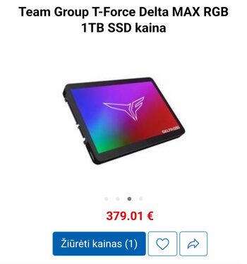 Buy SSD 2,5 1TB Team T-FORCE Delta Max RGB